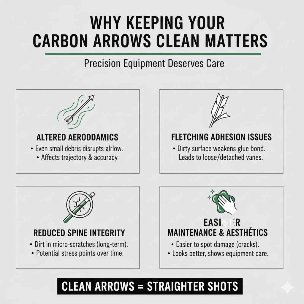 Why Keeping Your Carbon Arrows Clean Matters