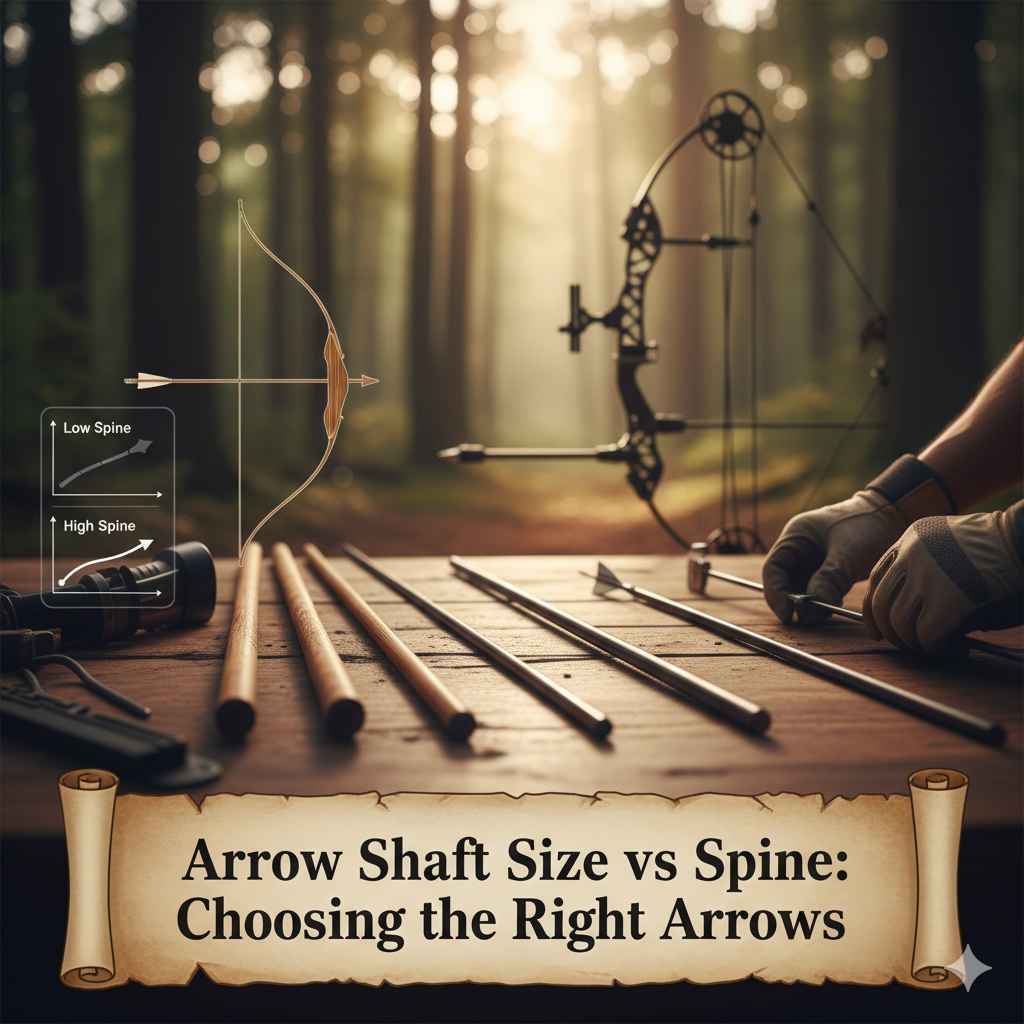 Arrow Shaft Size vs Spine