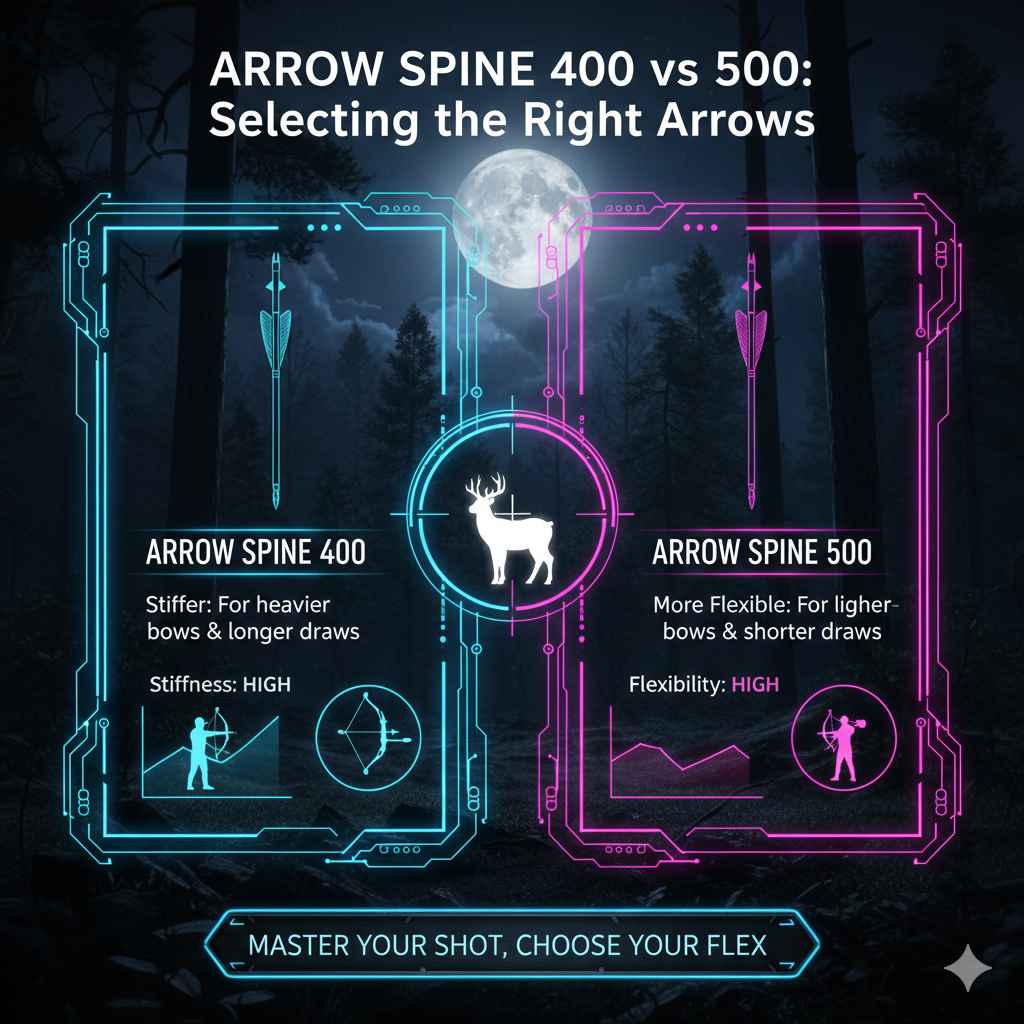 Arrow Spine 400 vs 500