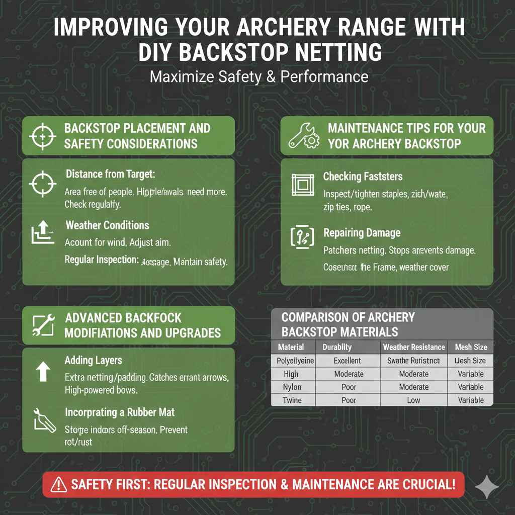 Improving Your Archery Range with DIY Backstop Netting