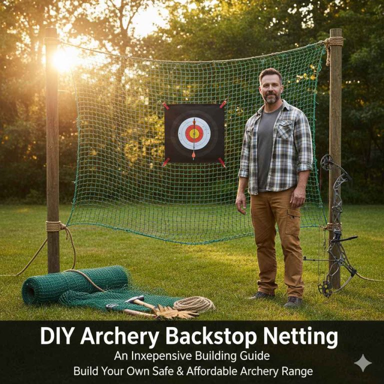 DIY Archery Backstop Netting