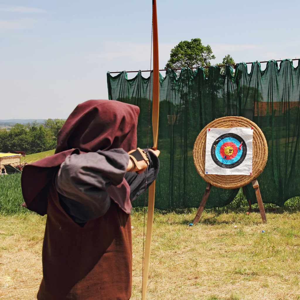 Burlap Archery Targets