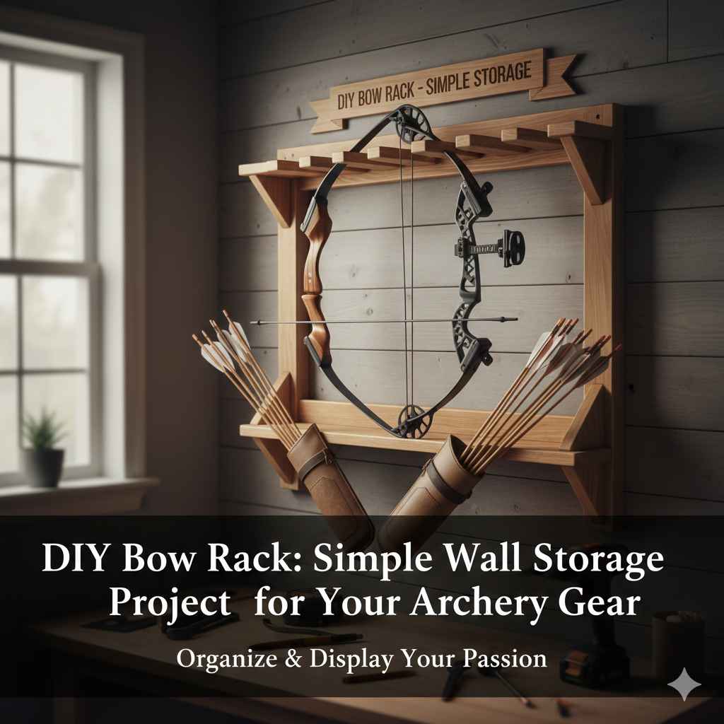 DIY Bow Rack