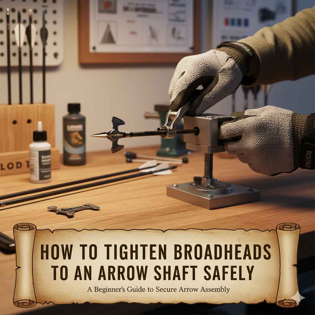 How to Tighten Broadheads to an Arrow Shaft Safely