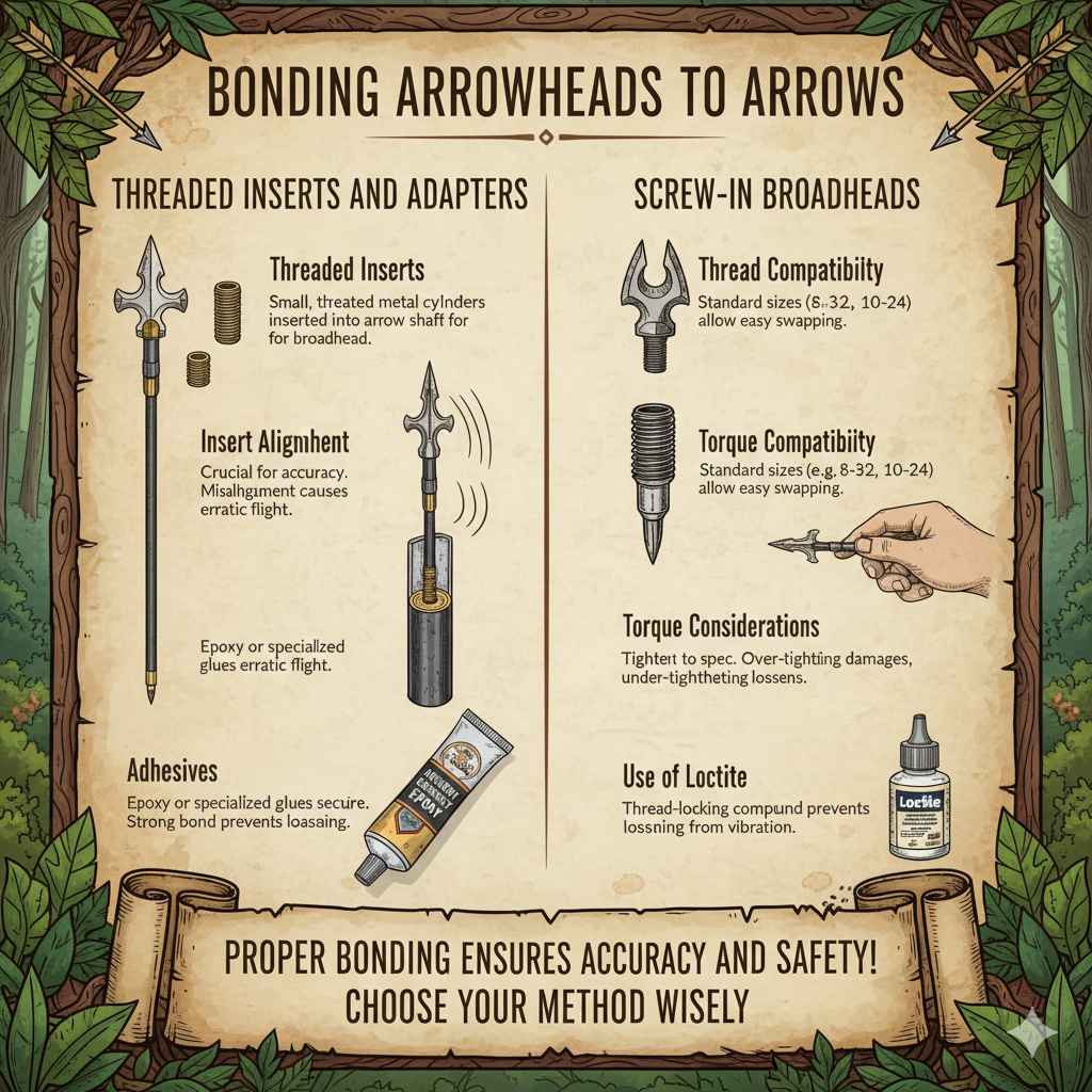 Bonding Arrowheads to Arrows