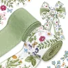 Wired Edge Wreath Ribbon
