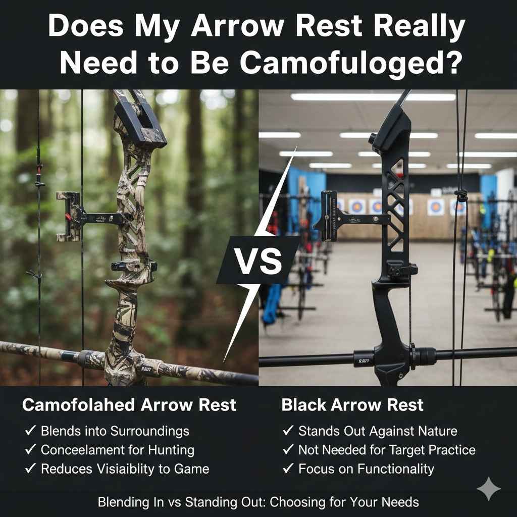 Does My Arrow Rest Really Need to Be Camouflaged