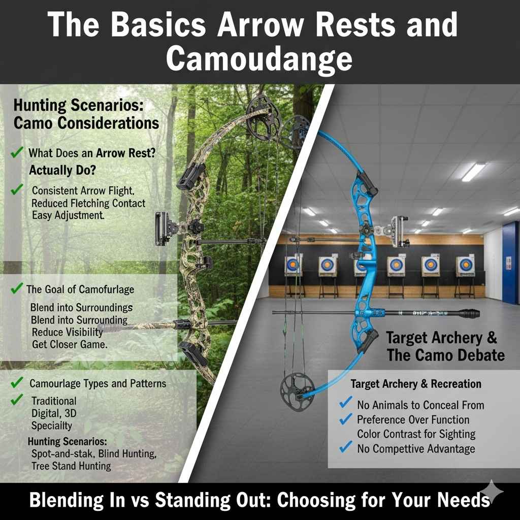 The Basics of Arrow Rests and Camouflage