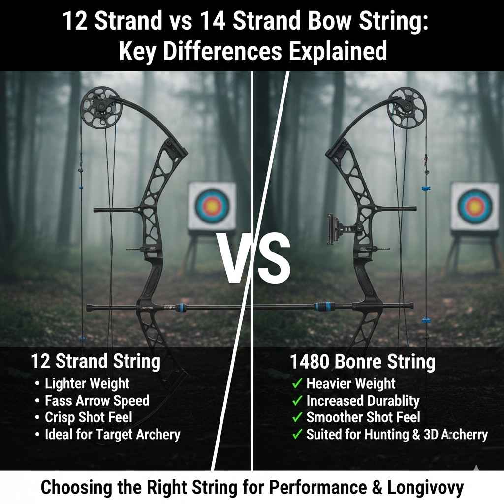 12 Strand vs 14 Strand Bow String