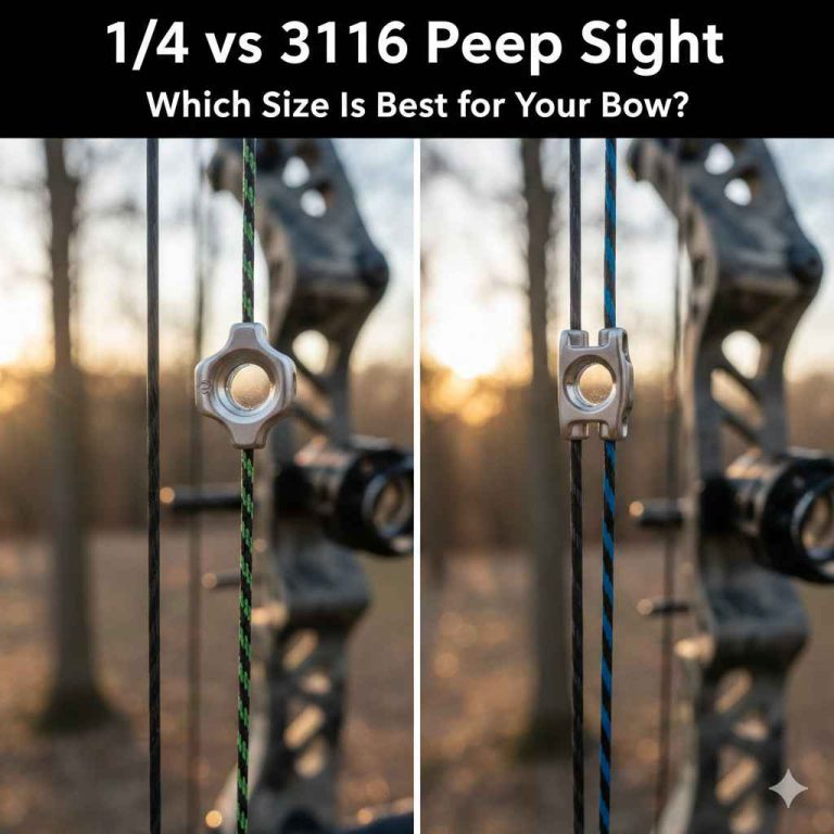 1/4 vs 3/16 Peep Sight