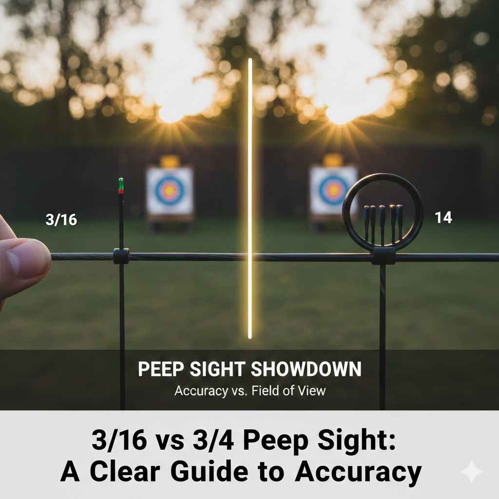 3/16 vs 1/4 Peep Sight