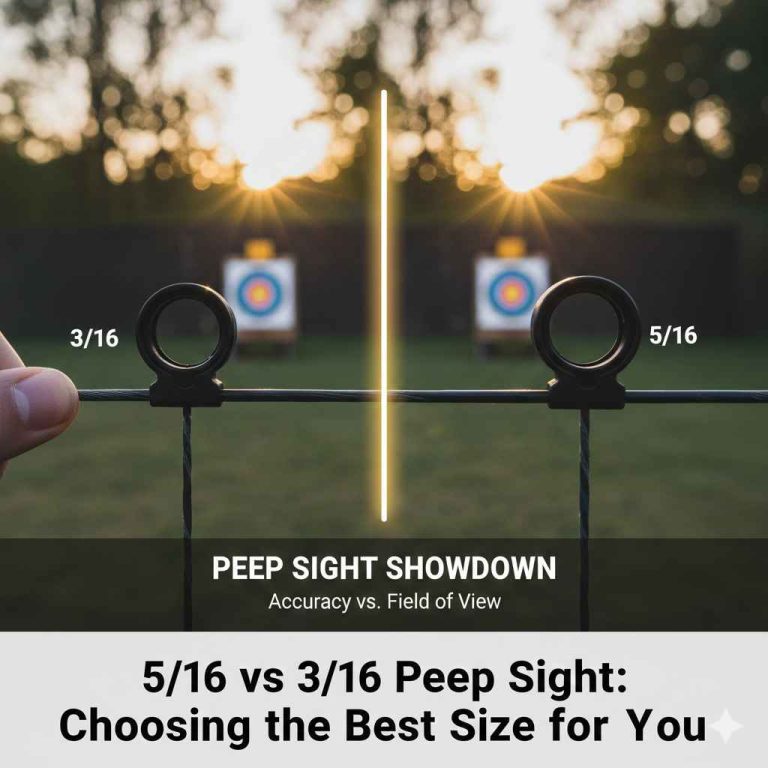 5/16 vs 3/16 Peep Sight