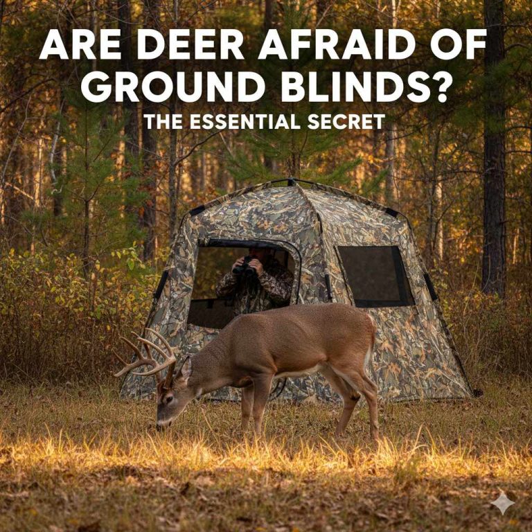 Are Deer Afraid of Ground Blinds