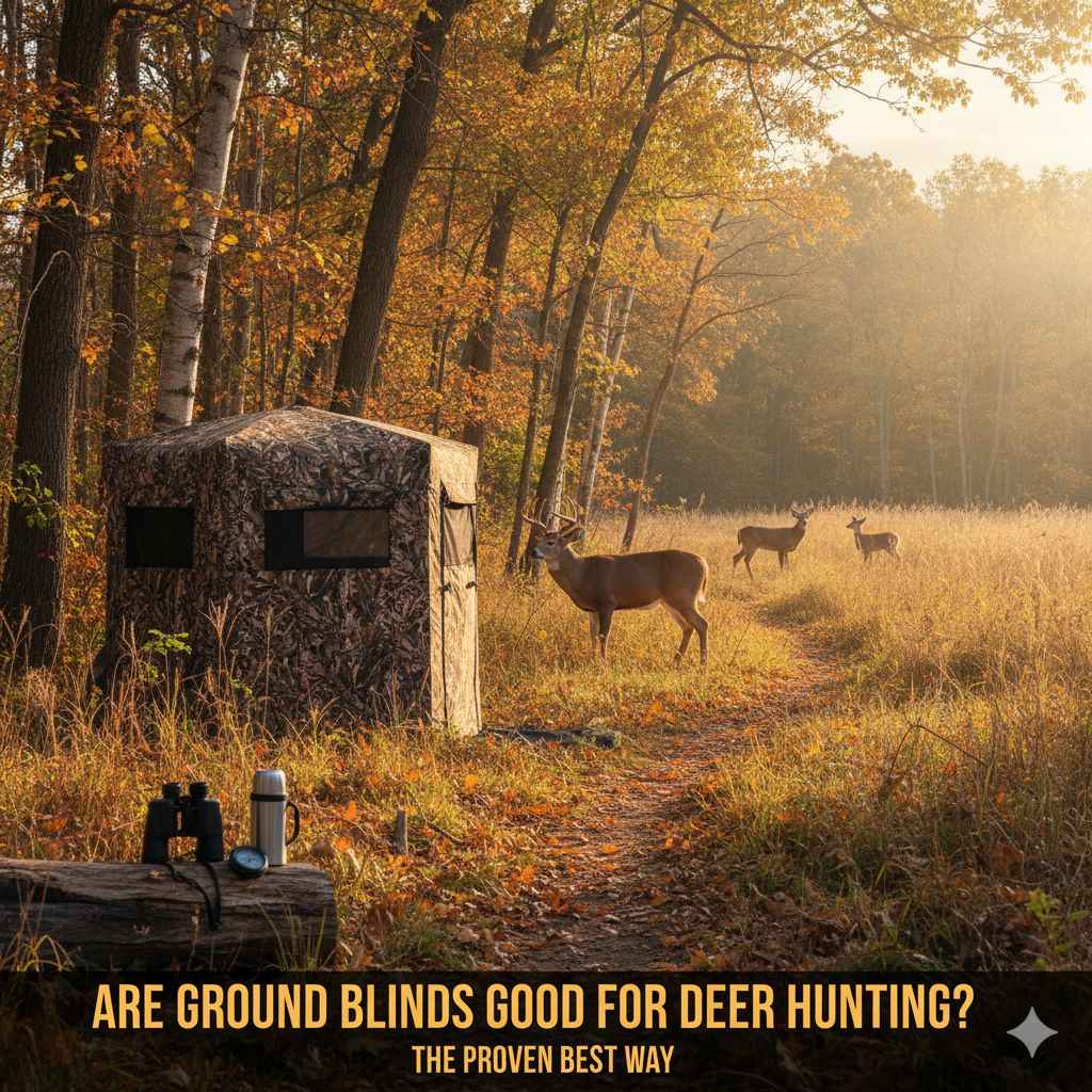 Are Ground Blinds Good for Deer Hunting