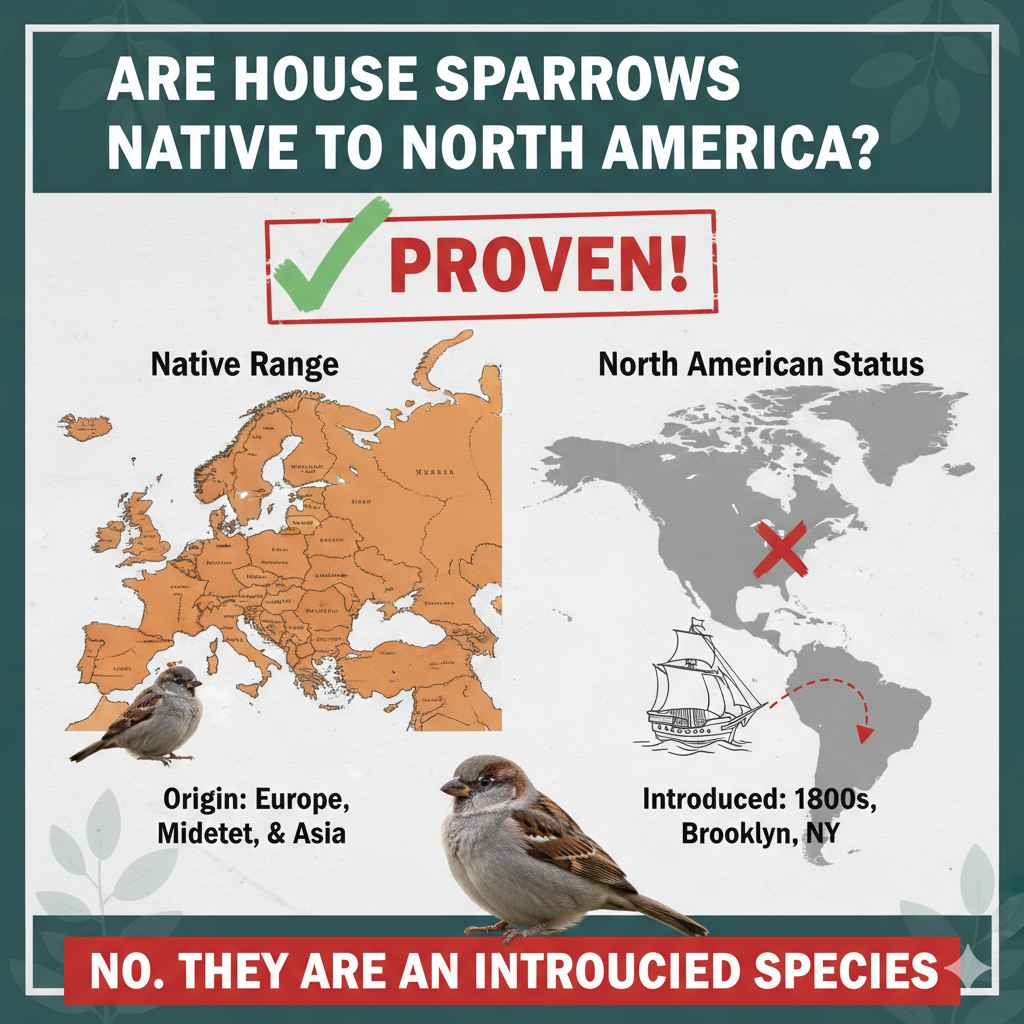 Are House Sparrows Native To North America