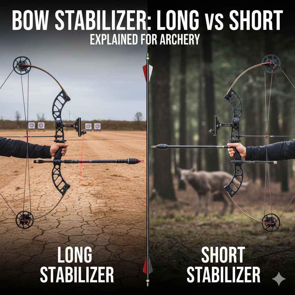 Bow Stabilizer Long vs Short Explained for Archery