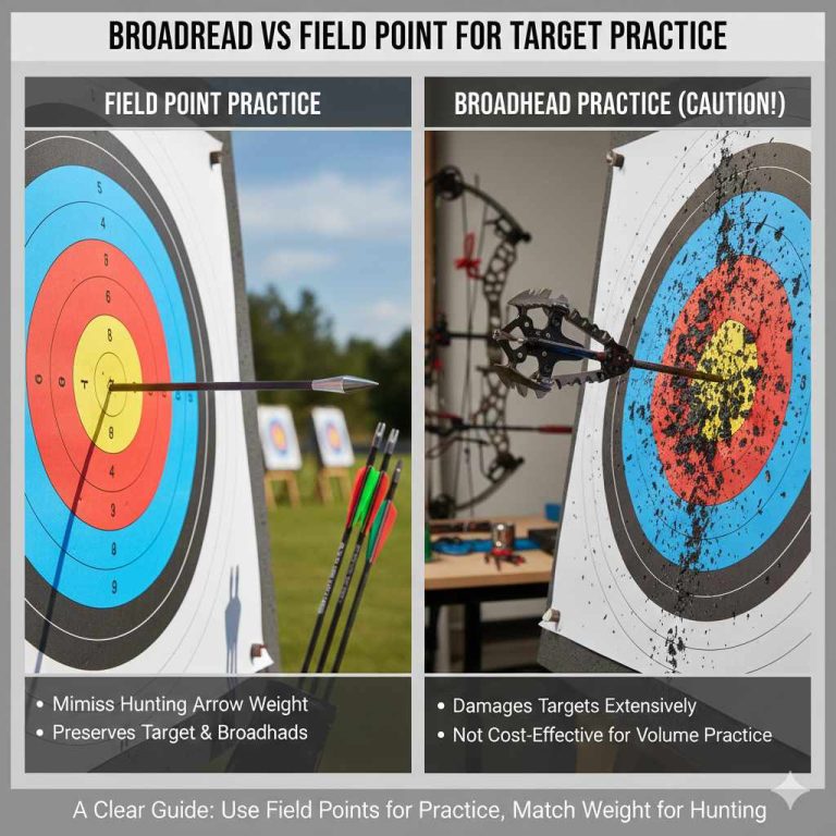 Broadhead Versus Field Point for Target Practice