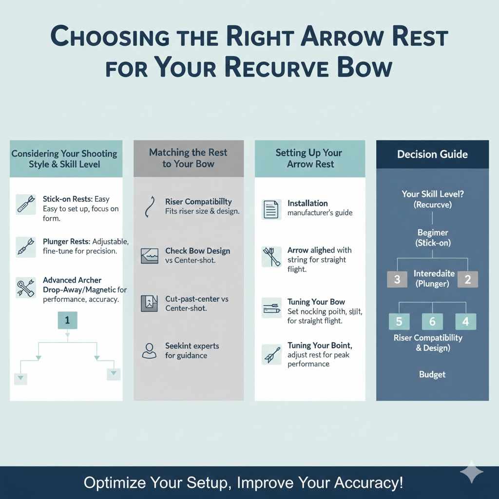 Choosing the Right Arrow Rest for Your Recurve Bow
