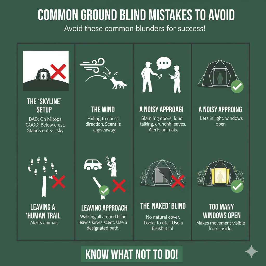 Common Ground Blind Mistakes to Avoid
