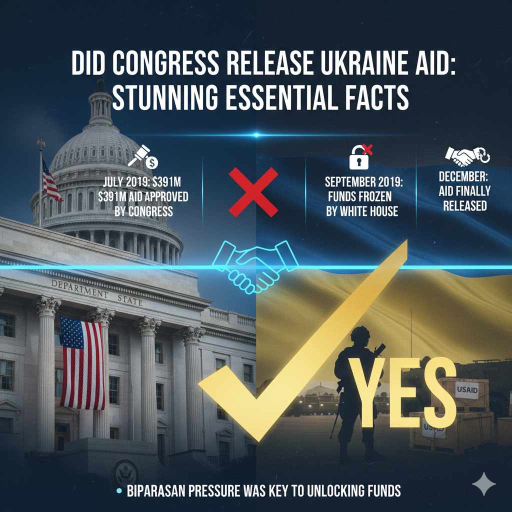 Did Congress Release Ukraine Aid