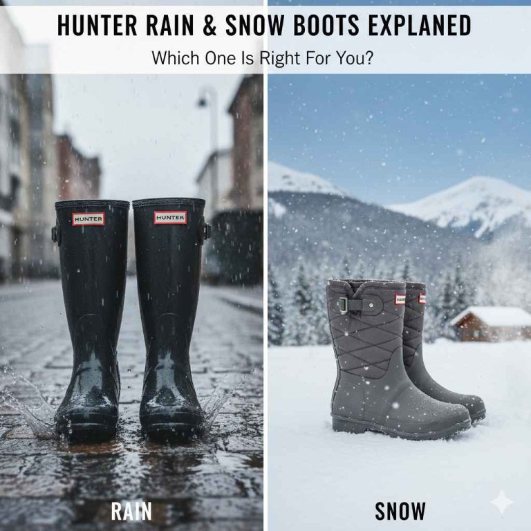 Difference Between Hunter Rain and Snow Boots Explained