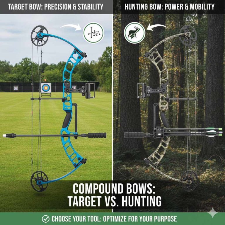 Difference Between Target and Hunting Compound Bows Explained