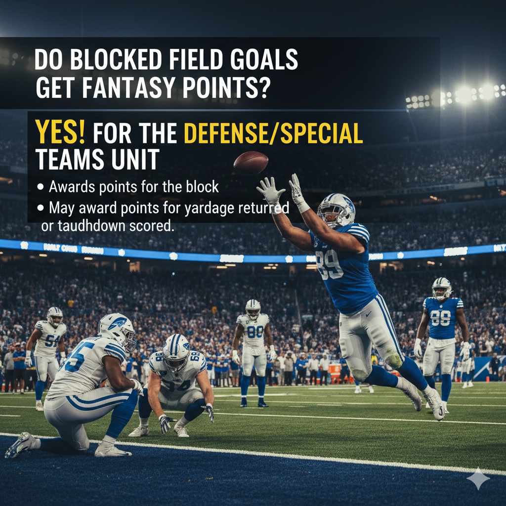 Do Blocked Field Goals Get Fantasy Points