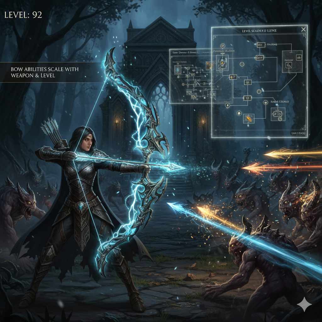 Do Bow Abilities Scale With Weapon Or Level Poe