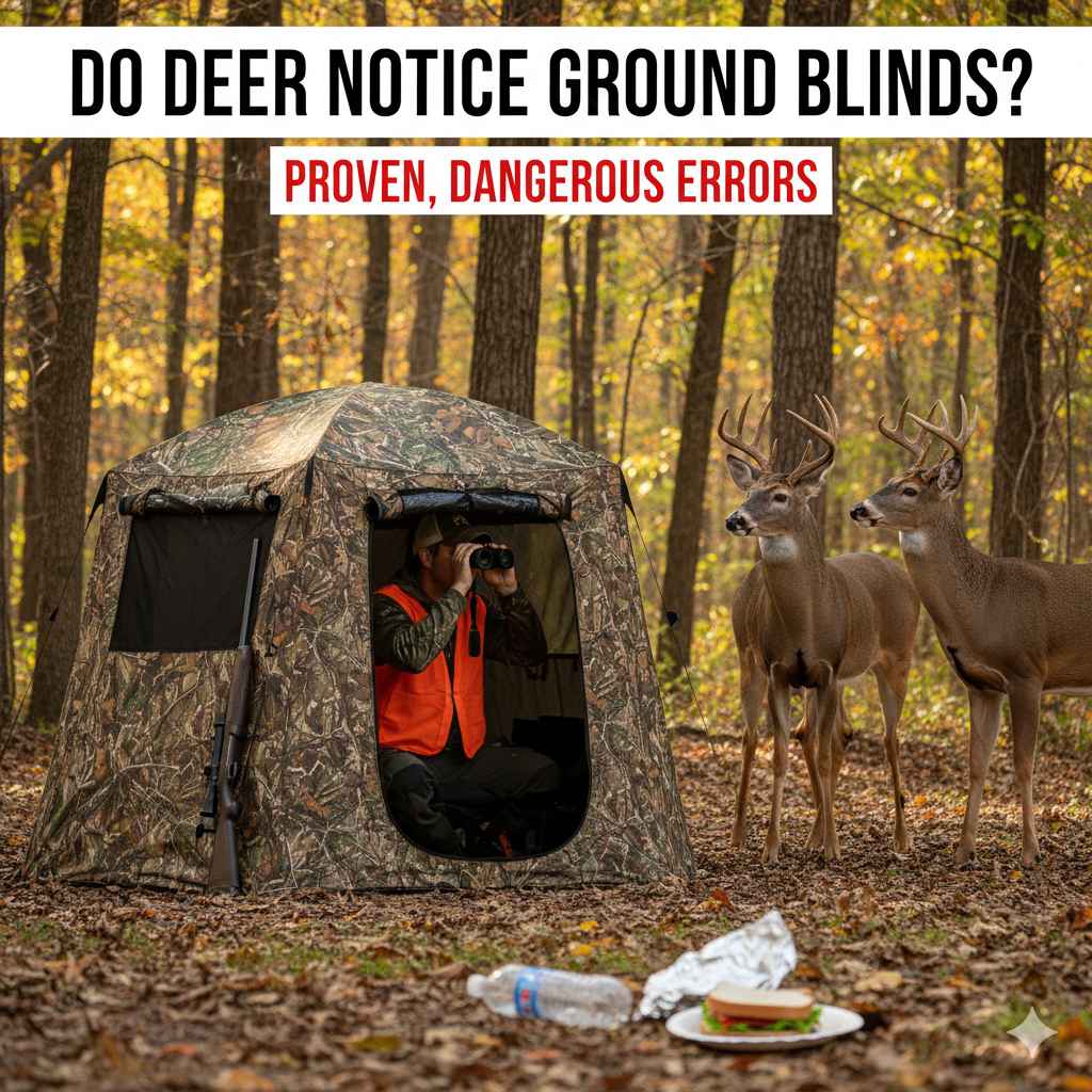 Do Deer Notice Ground Blinds