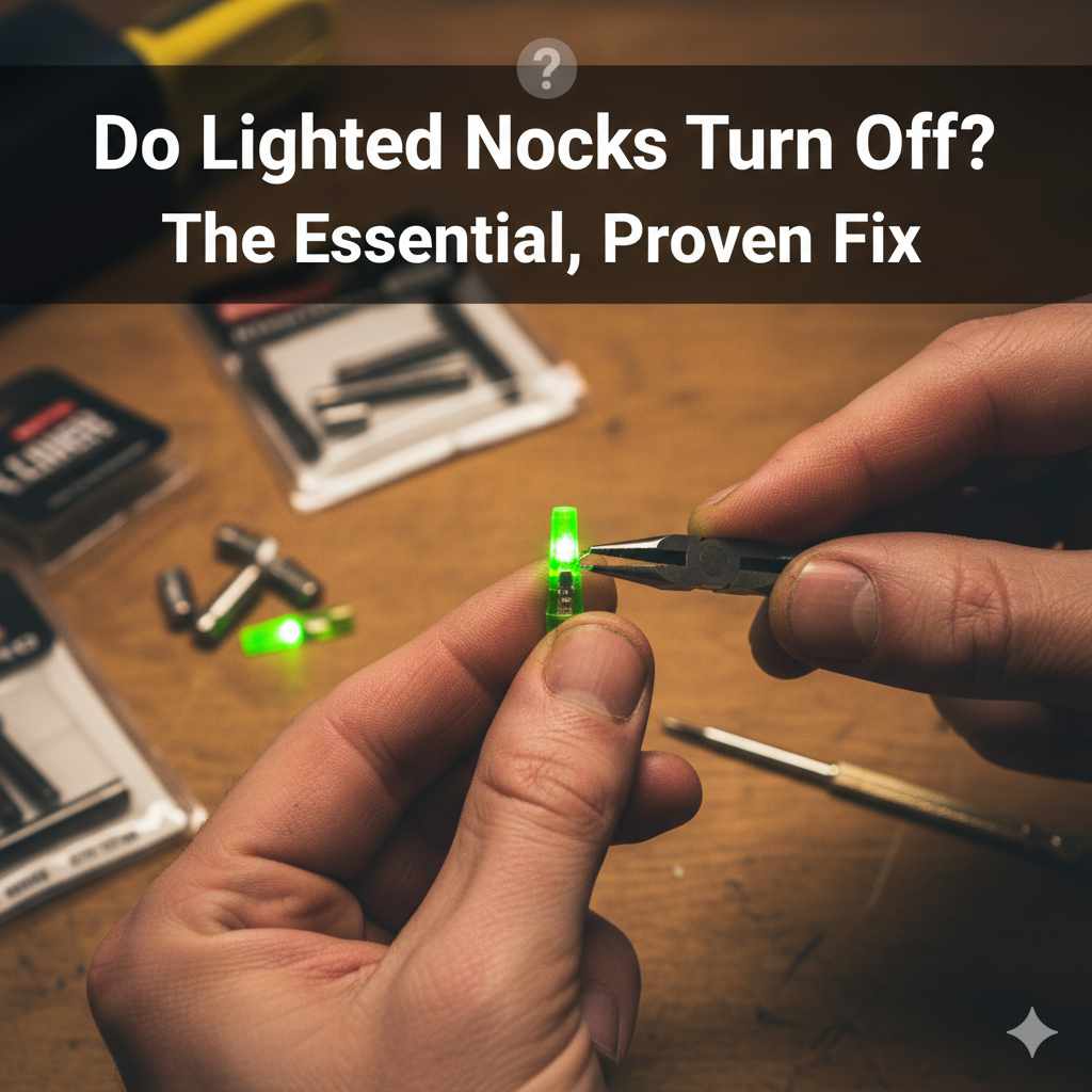 Do Lighted Nocks Turn Off