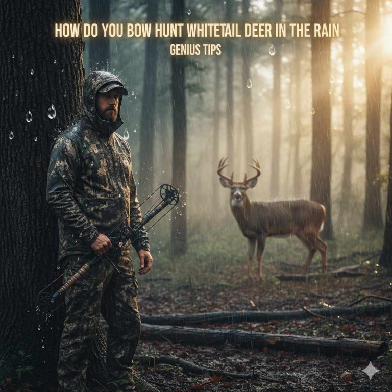 How Do You Bow Hunt Whitetail Deer In The Rain