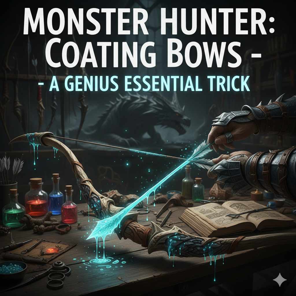 How Do You Coat Bows Monster Hunter