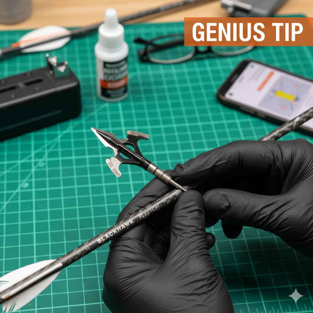 How To Index Broadheads On Carbon Fiber Arrows