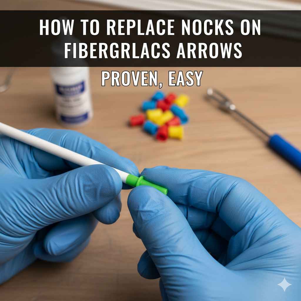 How to Replace Nocks on Fiberglass Arrows