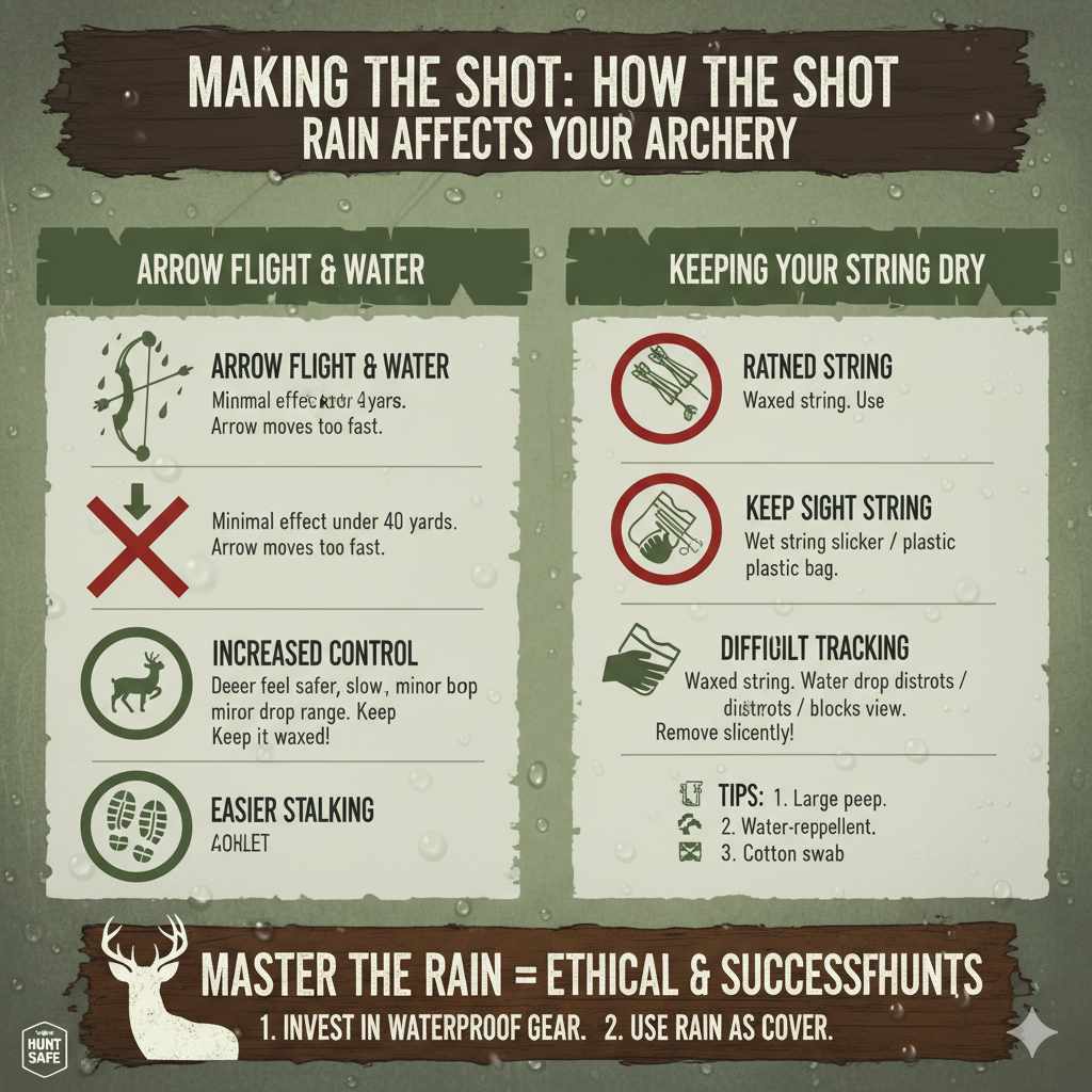 Making the Shot How Rain Affects Your Archery