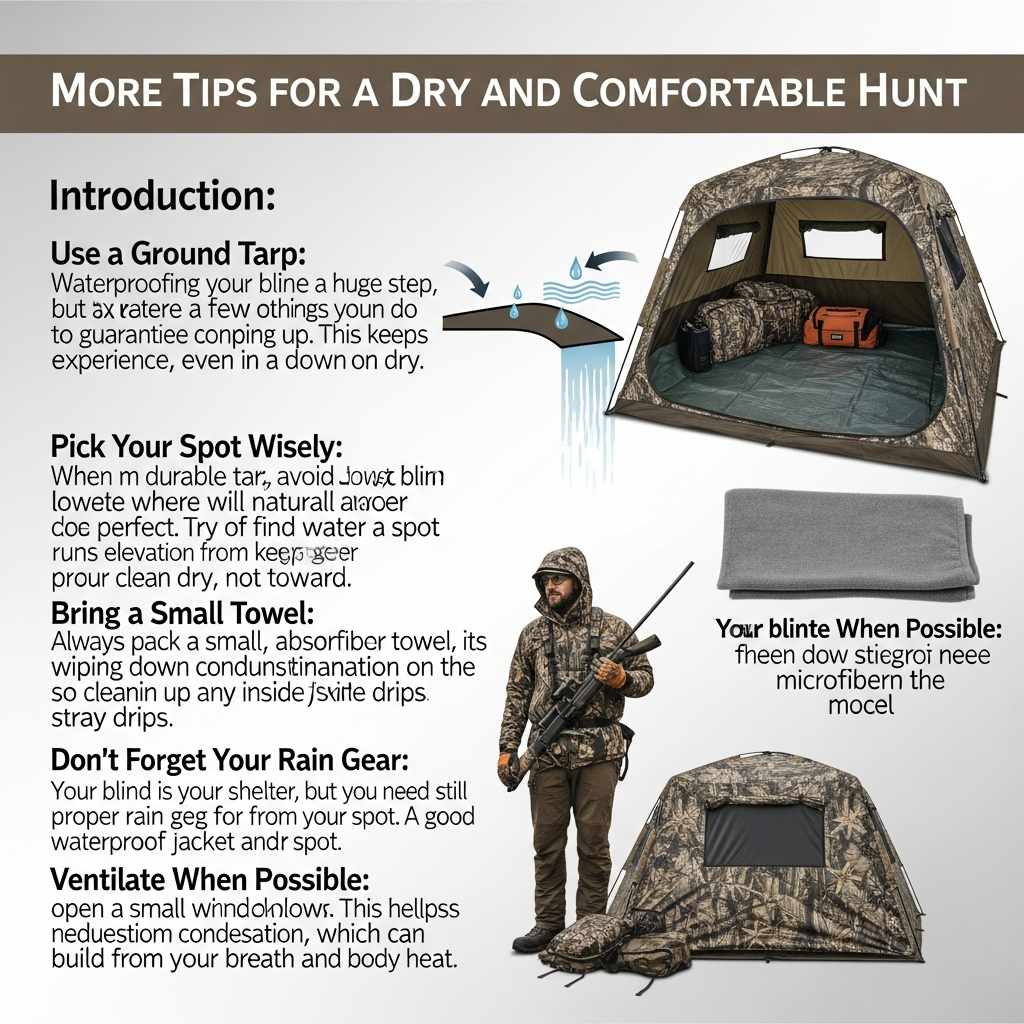 More Tips for a Dry and Comfortable Hunt