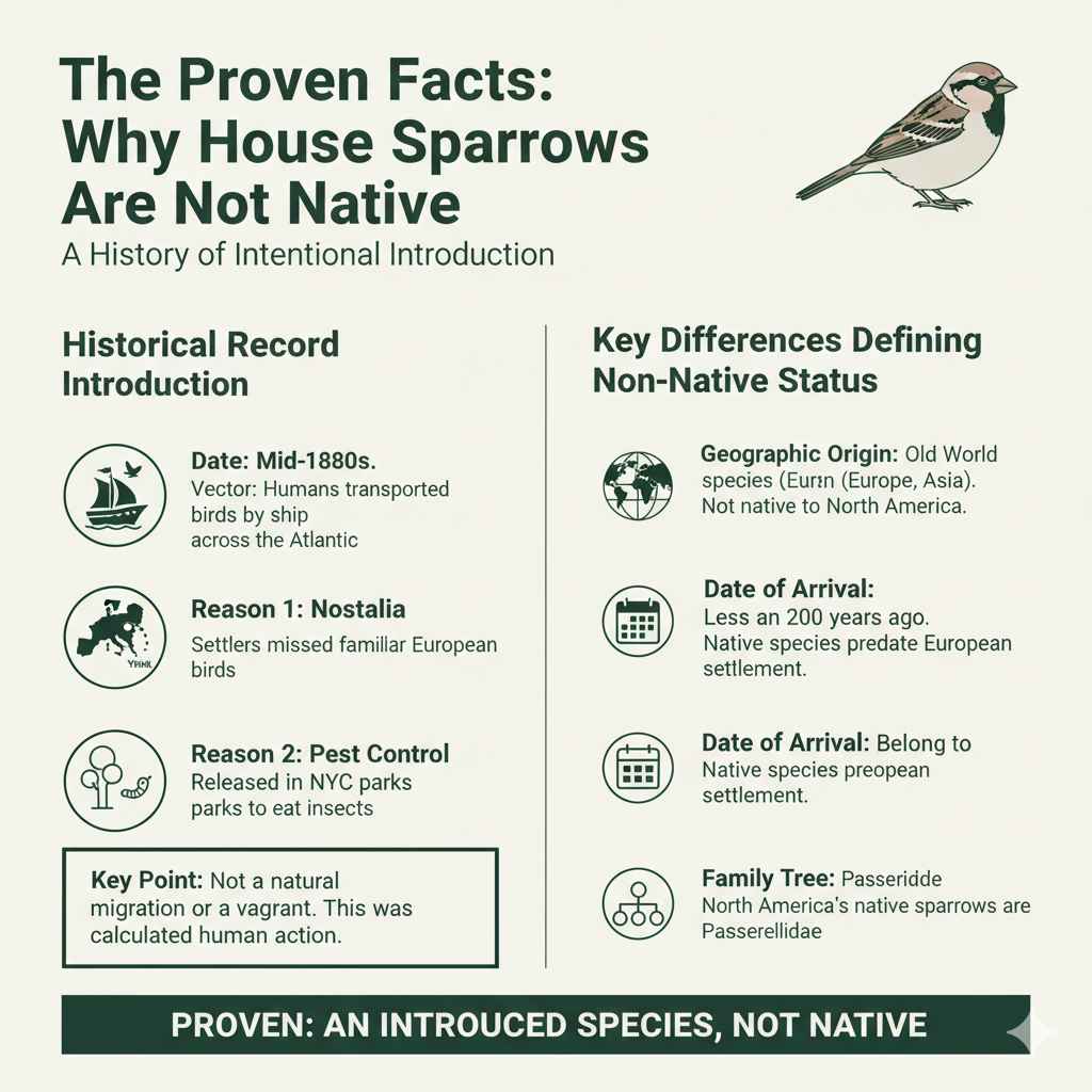The Proven Facts Why House Sparrows Are Not Native