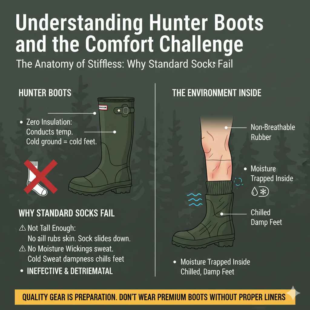 Understanding Hunter Boots and the Comfort Challenge