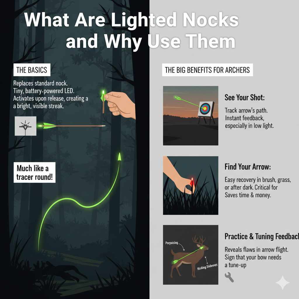 What Are Lighted Nocks and Why Use Them