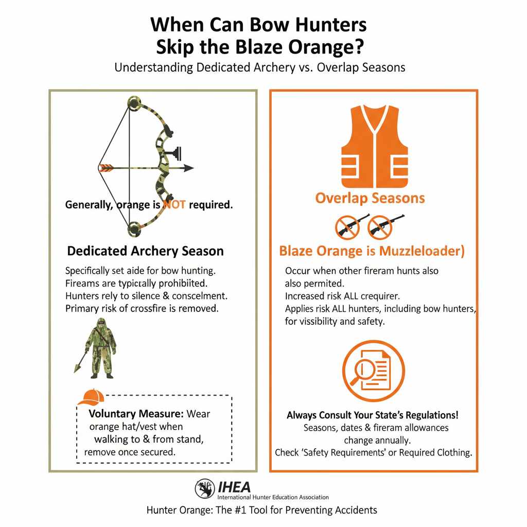 When Can Bow Hunters Skip the Blaze Orange