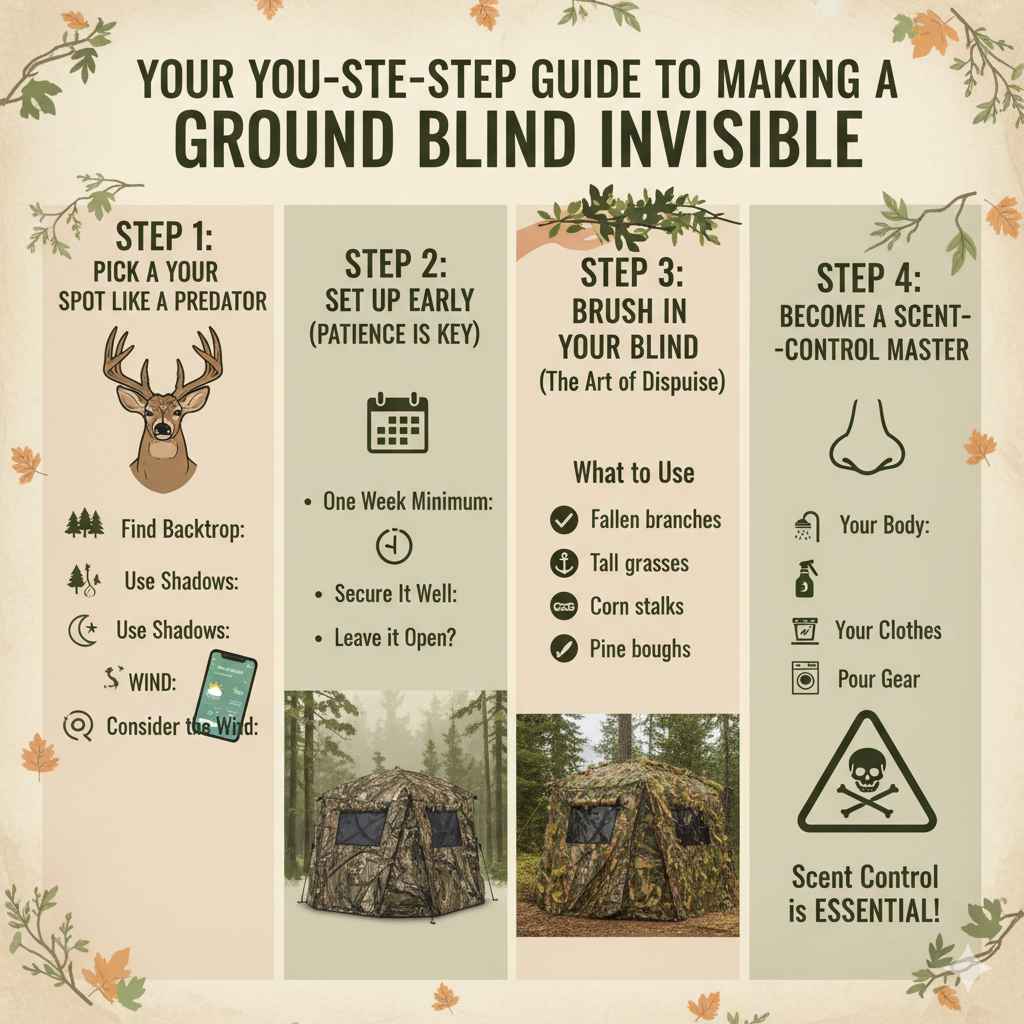 Your Step-by-Step Guide to Making a Ground Blind Invisible