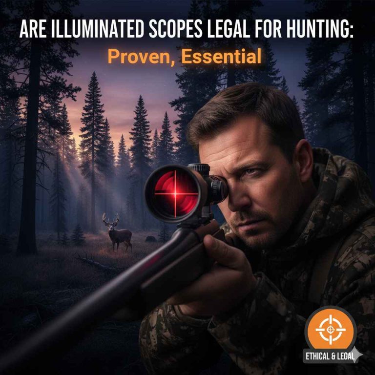 are illuminated scopes legal for hunting