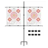 Highwild Adjustable Steel Paper Target Stand (8 Clips)
