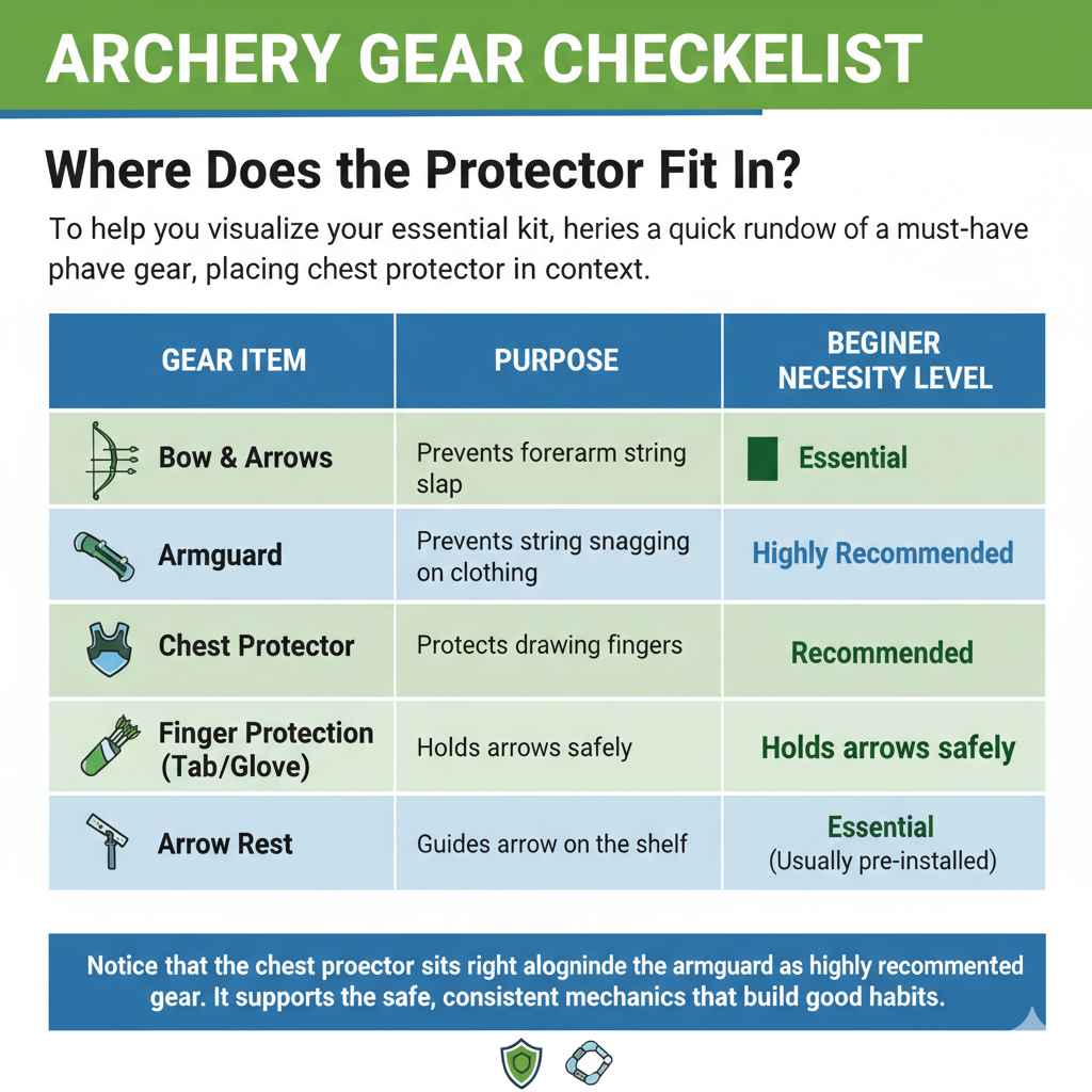Archery Gear Checklist Where Does the Protector Fit In