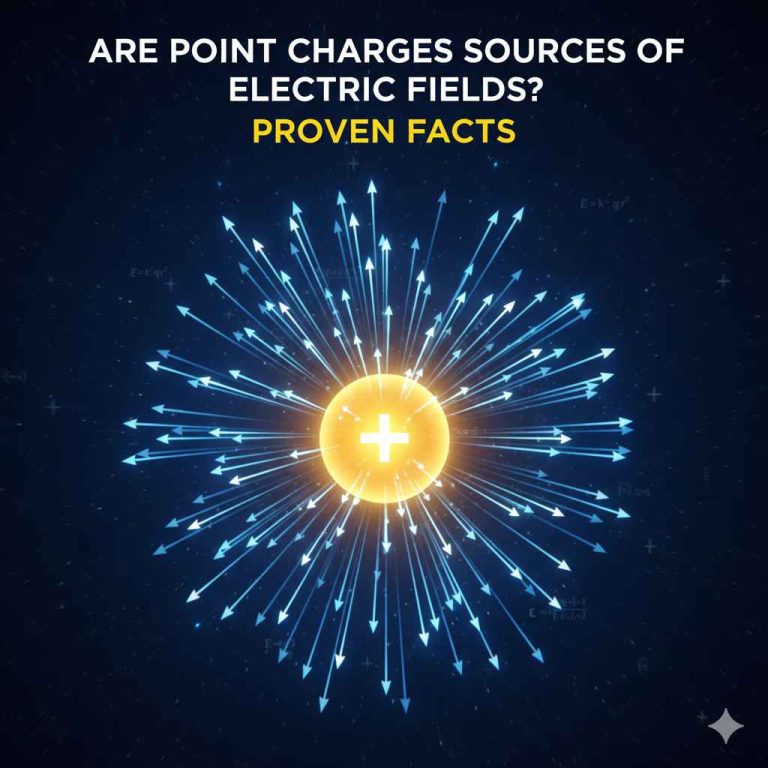 Are Point Charges Sources of Electric Fields