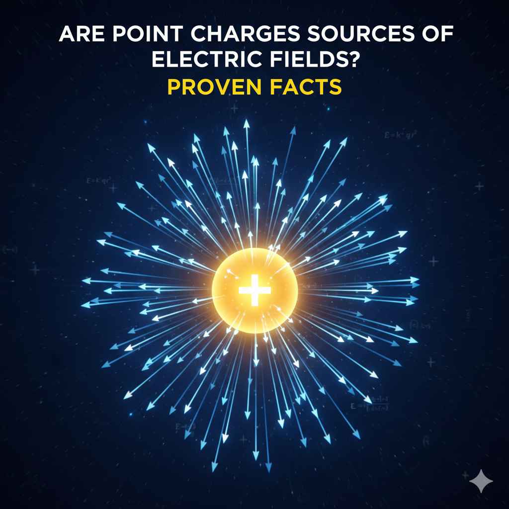 Are Point Charges Sources of Electric Fields