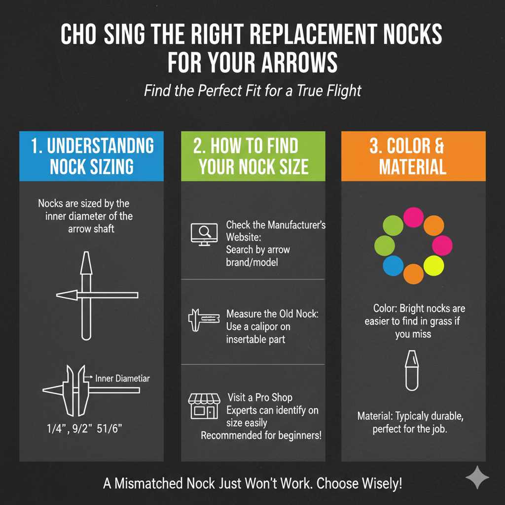 Choosing the Right Replacement Nocks for Your Arrows
