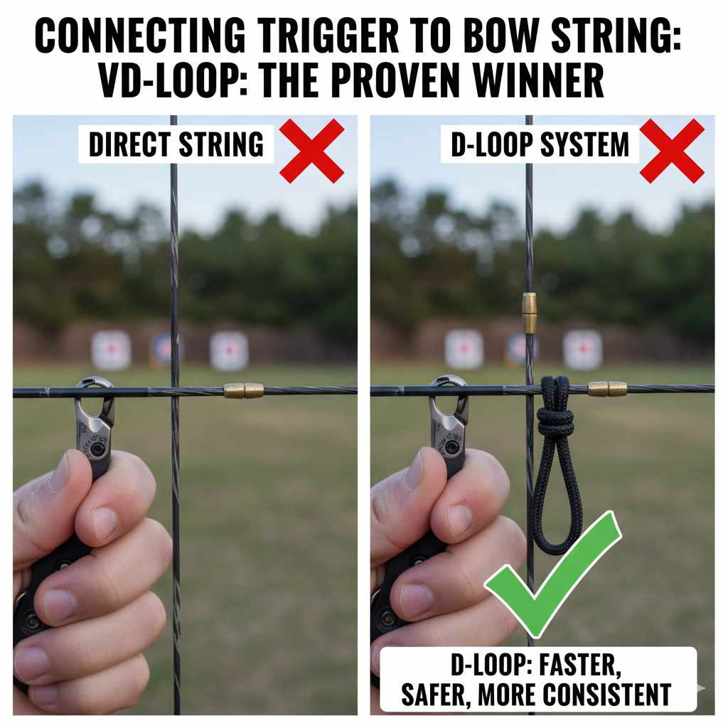 Connecting Trigger To Bow String Vs D Loop