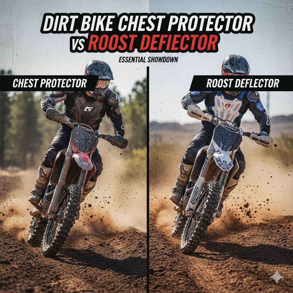 Dirt Bike Chest Protector Vs Roost Deflector