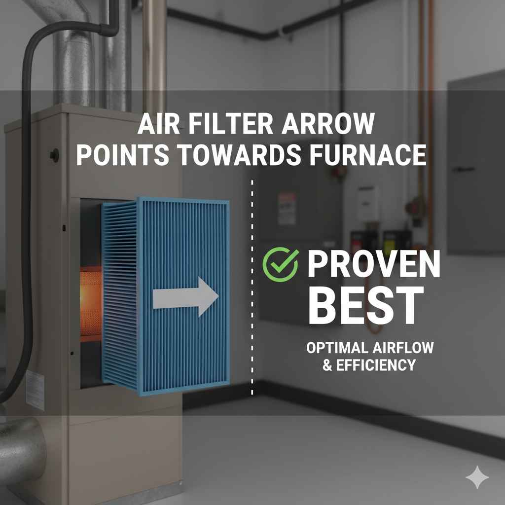 Does Air Filter Arrow Point Towards Furnace